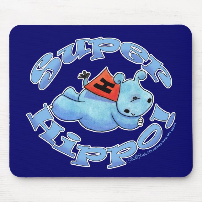 Super Hippo Mousepad (Vorne)