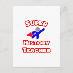 Super History Teacher Postkarte