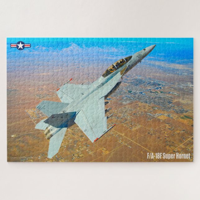 SUPER-HORNET F/A-18F (20x30 INCH) (Horizontal)
