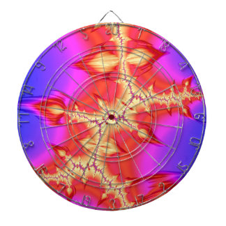 Super Hot Fiery Fizzure Fraktal Abstrakt Art Dartscheibe