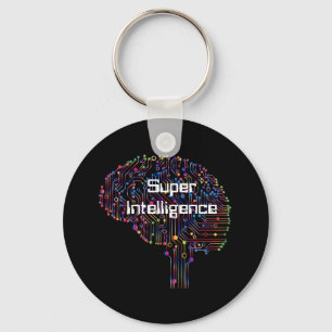 Super-Intelligenz-Technologie Schlüsselanhänger