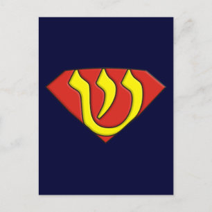 Super Jew Postkarte