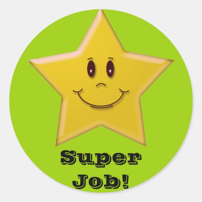 Super job ! Autocollant (Devant)