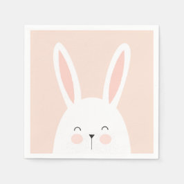 Super Kawaii Niedlich Osterhase. Serviette