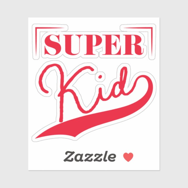 Super Kid Aufkleber (Blatt)