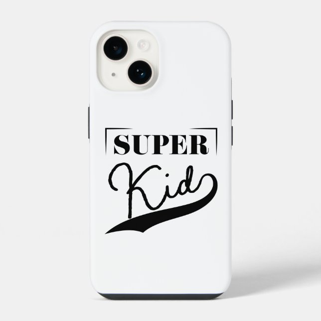 Super Kid iPhone 14 Hülle (Rückseite)