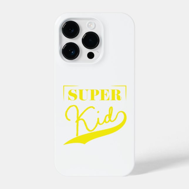 Super Kid iPhone 14 Pro Hülle (Rückseite)