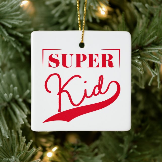 Super Kid Keramikornament (Baum)