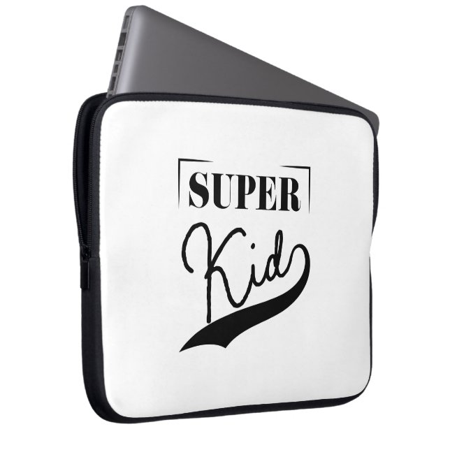 Super Kid Laptopschutzhülle (Vorne Rechts)