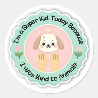 Super Kid - Sticker pour animaux