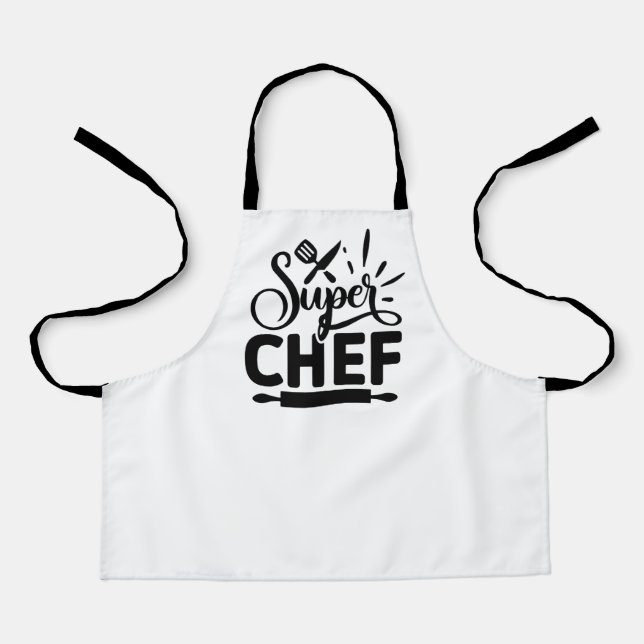 Super Koch Kitchen Schürze mit Tools (Vorderseite)