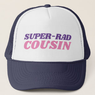 Super-Krasser Cousin Zitat Einfache Baseball Truck Truckerkappe