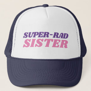 Super-Krasser Sister Quote Einfaches Baseball Truc Truckerkappe