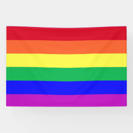 Super lebendige leuchtende Farben LGBTQ+ Regenboge Banner