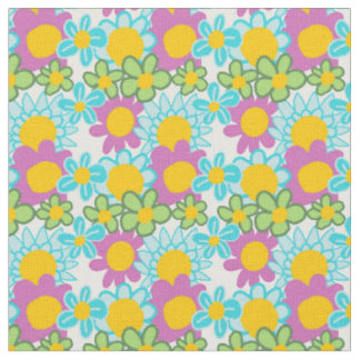 Super les années 70 tissu floral