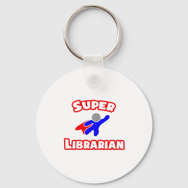 Super Librarian Schlüsselanhänger (Vorderseite)