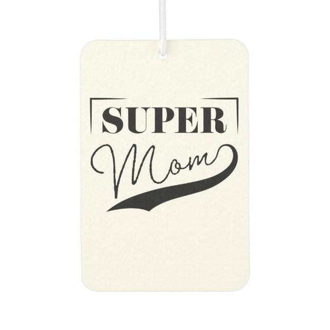Super Mama Autolufterfrischer (Vorderseite)