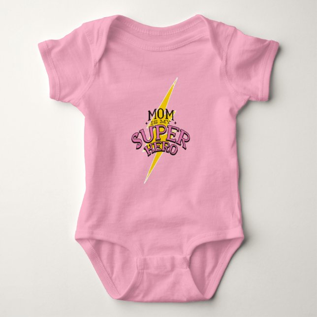 Super Mama Baby Strampler (Vorderseite)