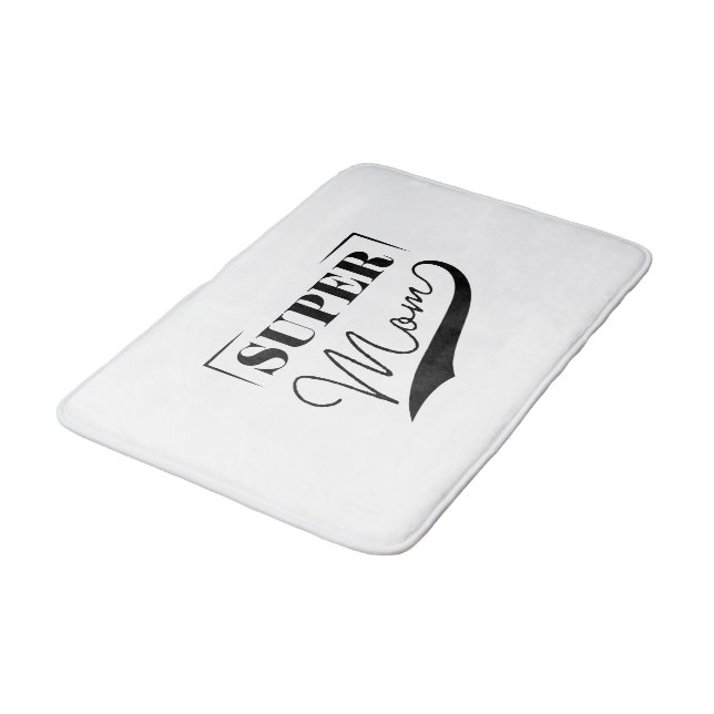 Super Mama Badematte (Schrägansicht)
