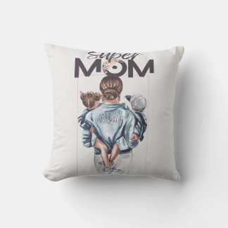 Super Mama - Dekoratives Kissen