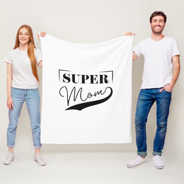 Super Mama Fleecedecke (Beispiel)