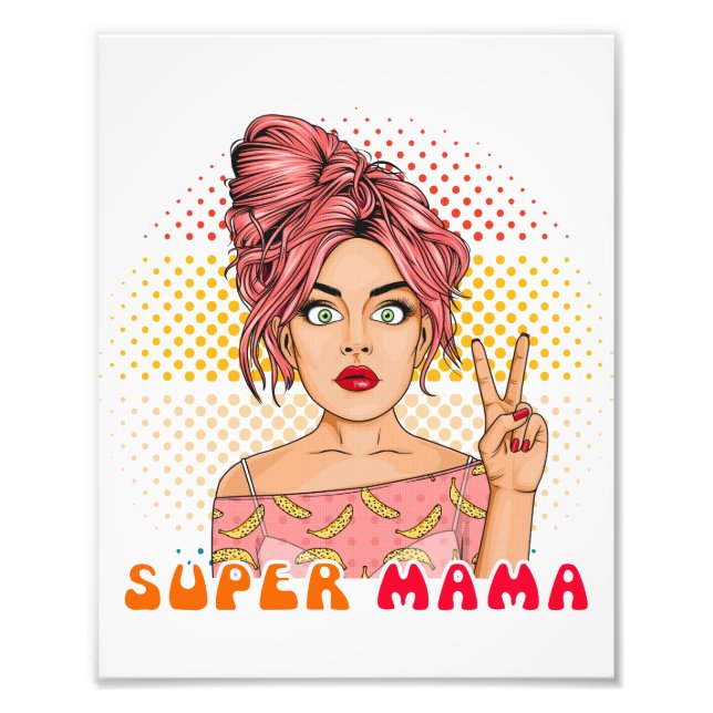 Super Mama Fotodruck (Vorne)