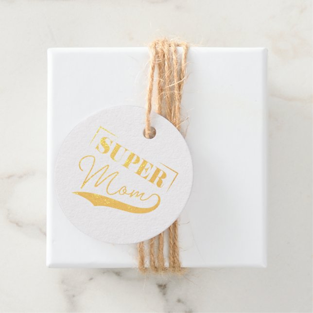 Super Mama Geschenkanhänger (Mit Box)