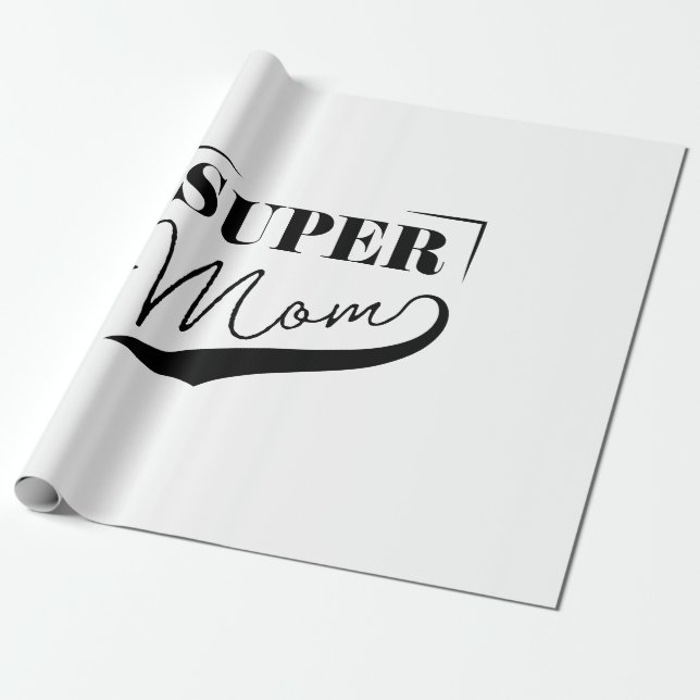 Super Mama Geschenkpapier (Ungerollt)