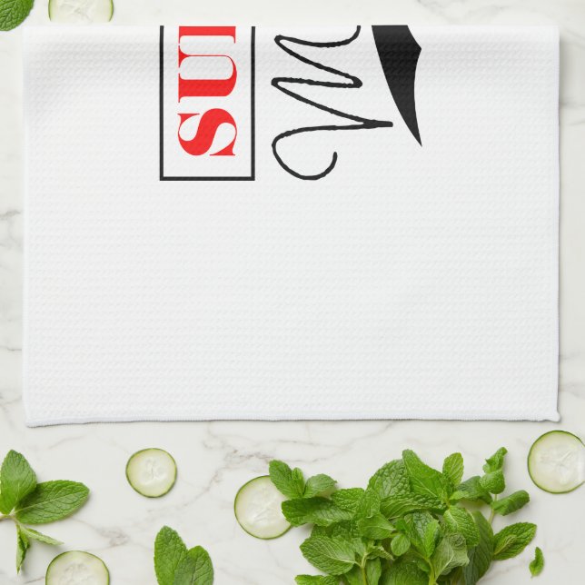 Super Mama Geschirrtuch (Gefaltet)