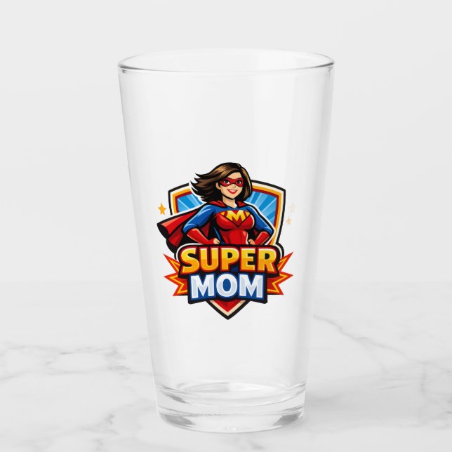 Super-Mama Glas (Vorderseite)