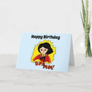 Super Mama Happy Birthday Einladung