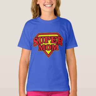 Super Mama Hero Design T-Shirt