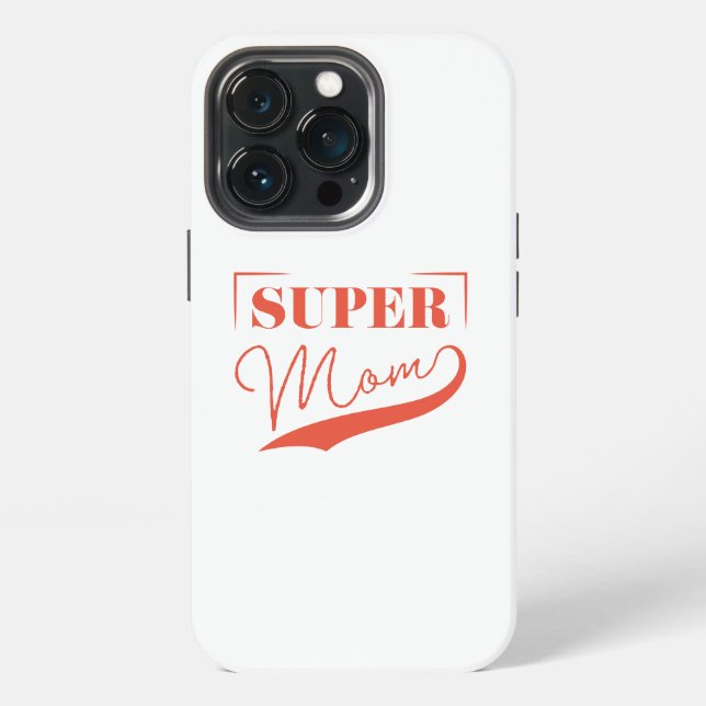 Super Mama iPhone 13 Pro Hülle (Hinten)