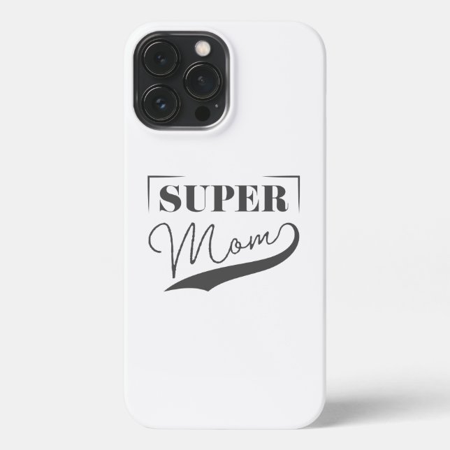 Super Mama iPhone 13 Pro Max Hülle (Rückseite)