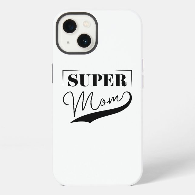 Super Mama iPhone Hülle (Rückseite)