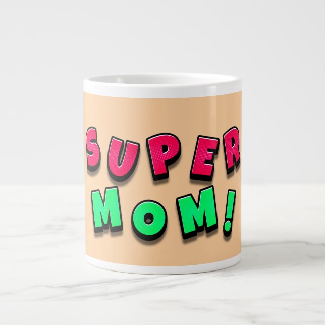 Super Mama Jumbo-Tasse (Vorderseite)