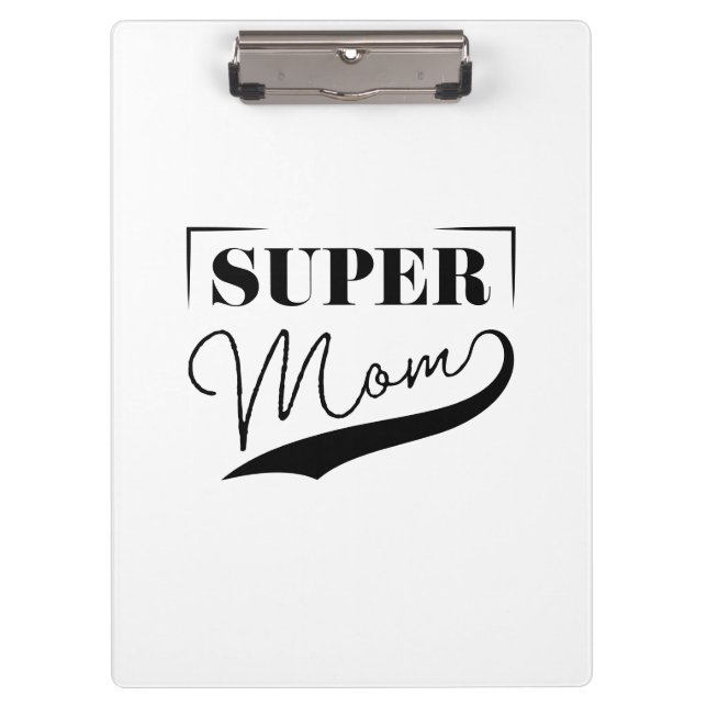 Super Mama Klemmbrett (Vorderseite)