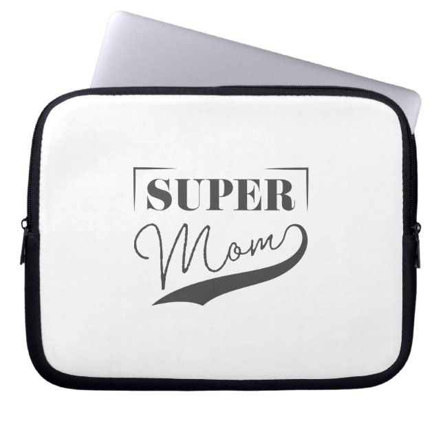 Super Mama Laptopschutzhülle (Vorderseite)