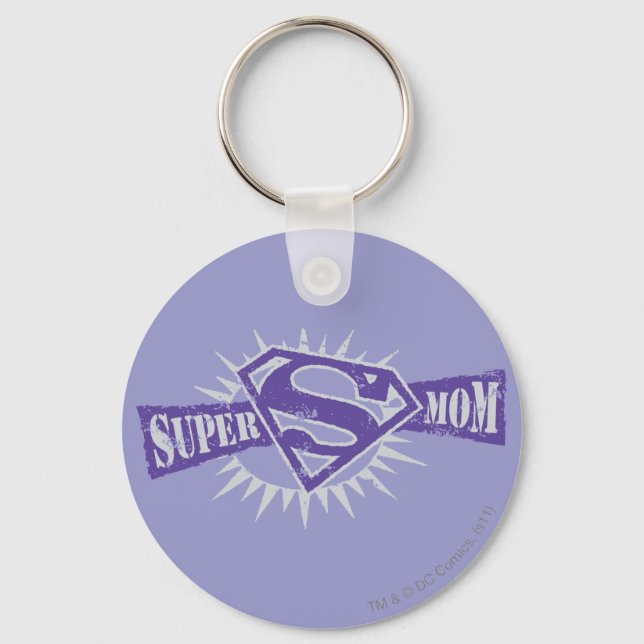 Super Mama Lila Sternexplosion Schlüsselanhänger (Vorderseite)