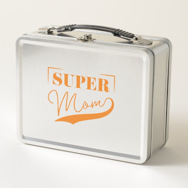 Super Mama Metall Brotdose (Vorderseite)