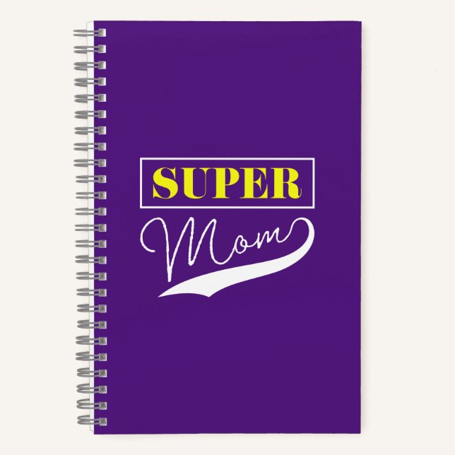 Super Mama Notizbuch (Vorderseite)