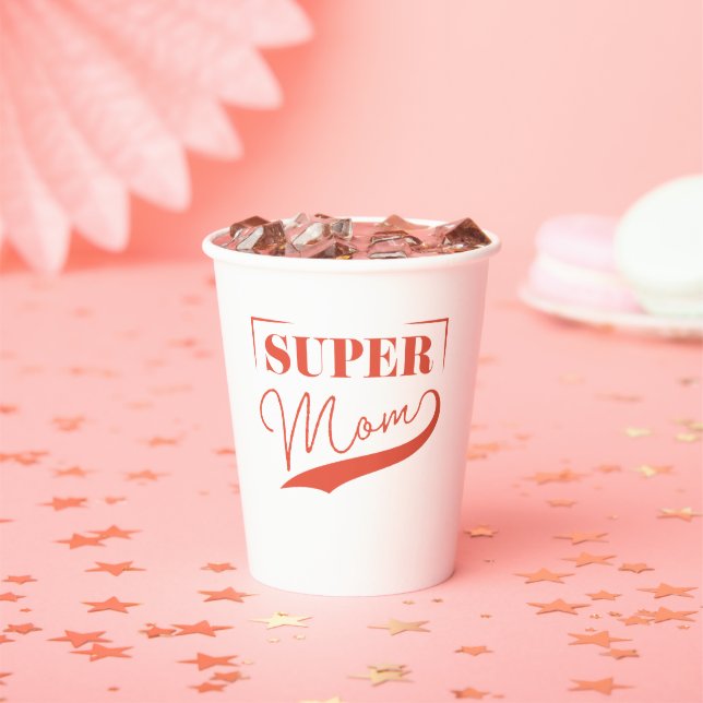 Super Mama Pappbecher (Insitu)