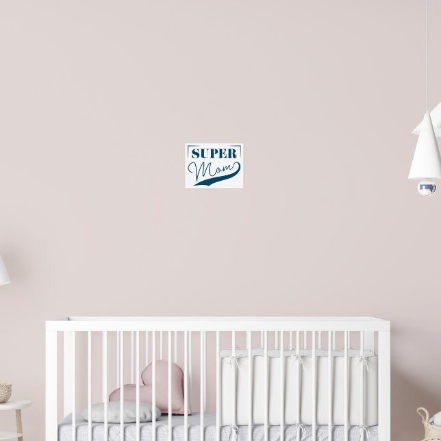Super Mama Poster (Kinderzimmer 2)