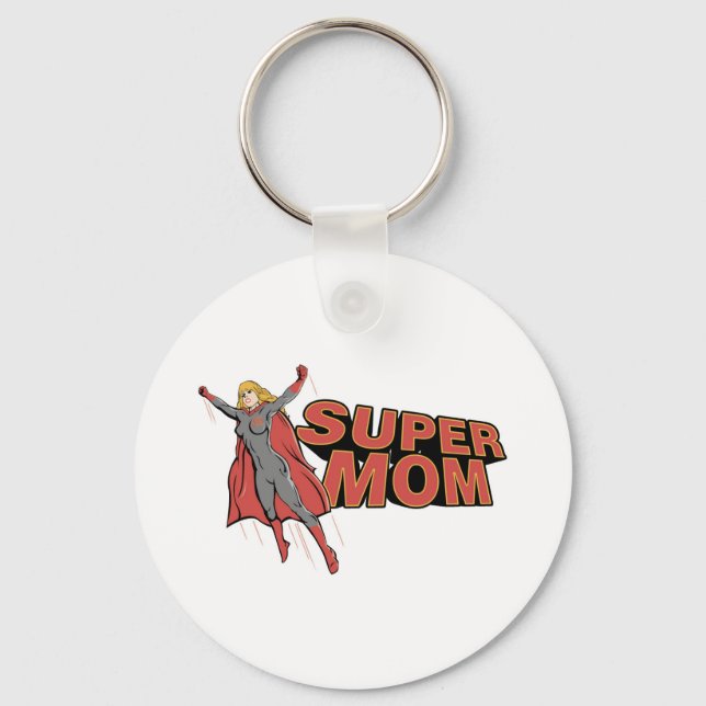 Super Mama Schlüsselanhänger (Vorderseite)