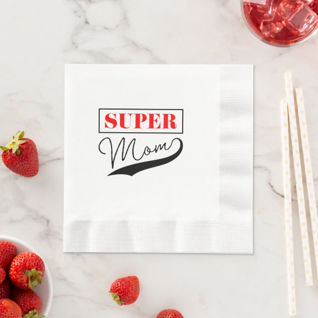 Super Mama Serviette (Beispiel)