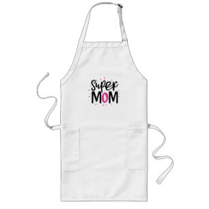 Super-Mama – Starkes Mutter-Geschenk Lange Schürze