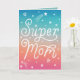 Super Mama Stars Hört schreiben Muttertagskarte Karte (Small Plant)