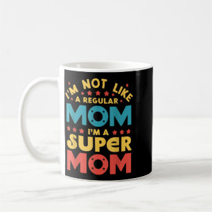 Super-Mama-Zitat Lustiger Mutter-Humor Retro-Vinta Kaffeetasse