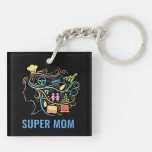 Super Maman Multiples Casquettes Graphique Rétro C
