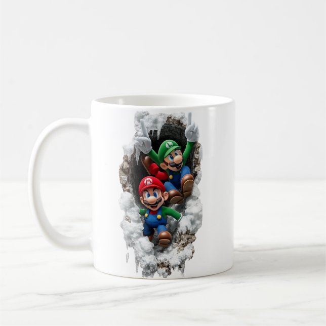 Super Mario & Luigi 3D Wall-Burst Kaffeetasse (Links)